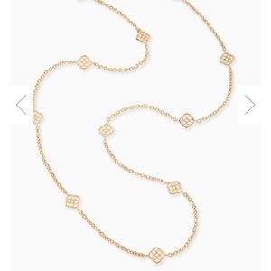 Devalyn Long Necklace in Gold